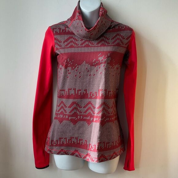 NIKE Pro Hyperwarm Nordic Infinity Long Sleeve Turtleneck Sweater Size S - Picture 5 of 7